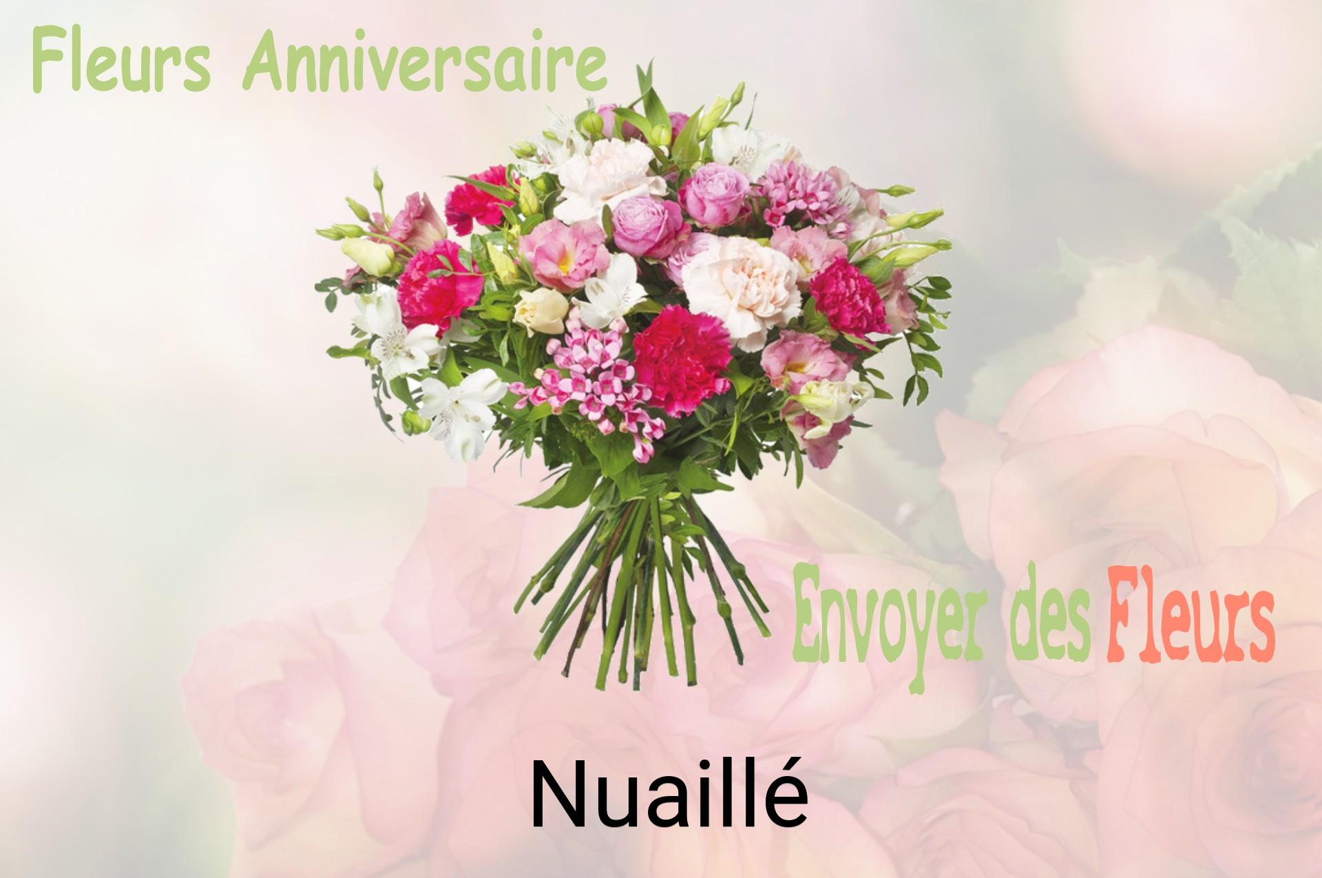 Bouquet de fleurs d’anniversaire livré à Nuaillé