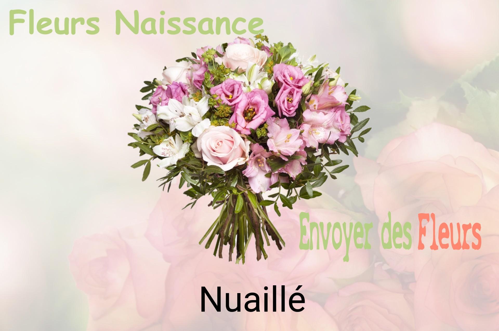 Bouquet de fleurs de naissance livré à Nuaillé